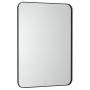 Roca Luna A812413000 lustro 60x80 cm prostokątne czarny zdj.1