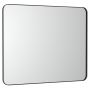 Roca Luna A812423000 lustro 100x80 cm prostokątne z oświetleniem czarny zdj.1