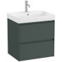 Roca Ona A851688513 umywalka z szafką 50 cm zieloną zdj.1