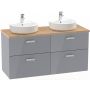 Roca Victoria Pro A851901516 szafka z blatem podumywalkowa wisząca 119x46 cm zdj.1