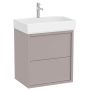 Roca Tura A852026559 umywalka z szafką 80 cm szarą zdj.1