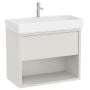 Roca Tura A852030558 umywalka z szafką 80 cm białą zdj.1