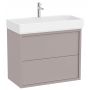 Roca Tura A852033559 umywalka z szafką 80 cm szarą zdj.1