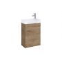 Roca Ravell A852448808 umywalka z szafką 45.2 cm dąb zdj.1