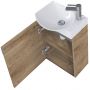 Roca Ravell A852448808 umywalka z szafką 45.2 cm dąb zdj.3