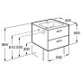 Roca Victoria Basic Modular A856575806 szafka wisząca boczna 60x46 cm zdj.2