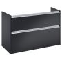 Roca Gap Pro A857901532 szafka 98.5x46x66.3 cm podumywalkowa wisząca czarna zdj.1