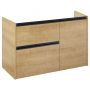 Roca Gap Pro A857904464 szafka 98.5x45.1x63.5 cm podumywalkowa wisząca dąb zdj.3