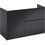 Roca Gap Pro A857905532 szafka 98.5x45.1x63.5 cm podumywalkowa wisząca czarna zdj.1