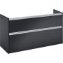 Roca Gap Pro A857906532 szafka 119.1x46x66.3 cm podumywalkowa wisząca czarna zdj.3
