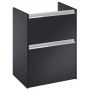 Roca Gap Pro A857907532 szafka 48.5x37.6x63.5 cm podumywalkowa wisząca czarna zdj.3
