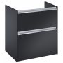 Roca Gap Pro A857908532 szafka 58.5x37.6x63.5 cm podumywalkowa wisząca czarna zdj.1