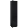 Roca Extra A857956351 szafka 40x35.2x180 cm boczna wisząca czarna zdj.1
