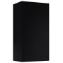 Roca Extra A857958532 szafka 40x21.6x80 cm boczna wisząca czarna zdj.1