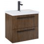 Roca Kwadro A857969540 szafka 60x38.4x53 cm podumywalkowa wisząca orzech zdj.1