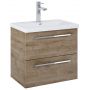 Roca Kwadro A857969808 szafka 60x38.4x53 cm podumywalkowa wisząca dąb zdj.1