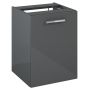 Roca Kwadro A857973153 szafka 39.8x38.4x53 cm boczna wisząca antracyt zdj.1