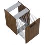 Roca Kwadro A857973540 szafka 39.8x38.4x53 cm boczna wisząca orzech zdj.3