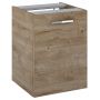 Roca Kwadro A857973808 szafka 39.8x38.4x53 cm boczna wisząca dąb zdj.1