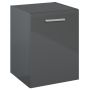 Roca Kwadro A857974153 szafka 39.8x38.4x53 cm boczna wisząca antracyt zdj.1