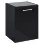 Roca Kwadro A857974351 szafka 39.8x38.4x53 cm boczna wisząca czarna zdj.1