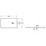 Roca Terran AP1013E838401660 brodzik prostokątny 100x90 cm kawowy zdj.2