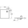 Roca Terran AP1033E83E801660 brodzik kwadratowy 100x100 cm kawowy zdj.2