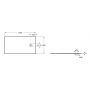 Roca Magma APE015DC38403400 brodzik prostokątny 150x90 cm czarny zdj.2