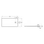 Roca Magma APE016A438403630 brodzik prostokątny 170x90 cm perłowy zdj.2