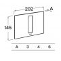 Roca Duplo S A8905213MM płytka przycisku spłukującego do wc zdj.2