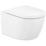 Roca Meridian A346747S00 miska wc wisząca bez kołnierza ze spłukiwaniem wirowym biały połysk zdj.1