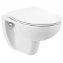 Roca Victoria A34HV02000 miska wc z deską wolnoopadającą wisząca bez kołnierza biały zdj.1