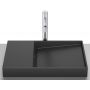 Roca Horizon A32727908B umywalka 60x38 cm nablatowa czarna zdj.1