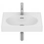Roca Meridian A327741620 umywalka 55x46 cm prostokątna ścienna-meblowa biała zdj.1