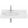 Roca Meridian A327743620 umywalka 80x46 cm prostokątna ścienna-meblowa biała zdj.1