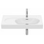 Roca Meridian A327744000 umywalka 80x46 cm prostokątna ścienna-meblowa biała zdj.1