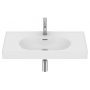 Roca Meridian A327745620 umywalka 80x46 cm prostokątna ścienna-meblowa biała zdj.1