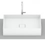 Roca Terra A32787Z000 umywalka 51x36 cm prostokątna nablatowa biała zdj.1