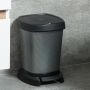 Rotho Paso 1116510273 kosz na śmieci 6 l czarny zdj.6