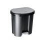 Rotho Duo Paso 1760108080 pojemnik na odpady 20 l czarny zdj.2