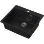 Ruvetti Absol 60 3001ABBC60W zlewozmywak granitowy 56x50 cm czarny zdj.4