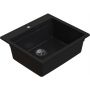 Ruvetti Absol 60 3001ABBC60W zlewozmywak granitowy 56x50 cm czarny zdj.3