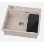 Ruvetti Absol 60 3001ABBE60W zlewozmywak granitowy 56x50 cm beżowy zdj.7
