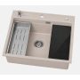 Ruvetti Absol 60 3001ABBE60W zlewozmywak granitowy 56x50 cm beżowy zdj.9