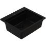 Ruvetti Absol 60 3001ABFB60W zlewozmywak granitowy 56x50 cm czarny zdj.4