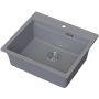 Ruvetti Absol 60 3001ABGR60W zlewozmywak granitowy 56x50 cm szary/grafitowy/onyx zdj.8