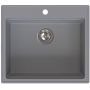 Ruvetti Absol 60 3001ABGR60W zlewozmywak granitowy 56x50 cm szary/grafitowy/onyx zdj.9