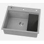 Ruvetti Absol 60 3001ABGR60W zlewozmywak granitowy 56x50 cm szary/grafitowy/onyx zdj.4