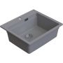 Ruvetti Absol 60 3001ABGR60W zlewozmywak granitowy 56x50 cm szary/grafitowy/onyx zdj.7