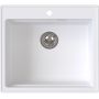 Ruvetti Absol 60 3001ABWH60W zlewozmywak granitowy 56x50 cm biały zdj.4